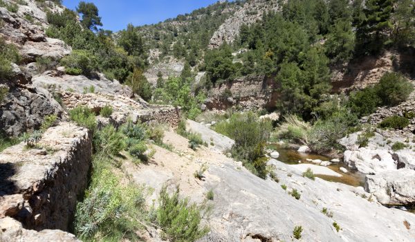 Matarranya river gorge in Spain
